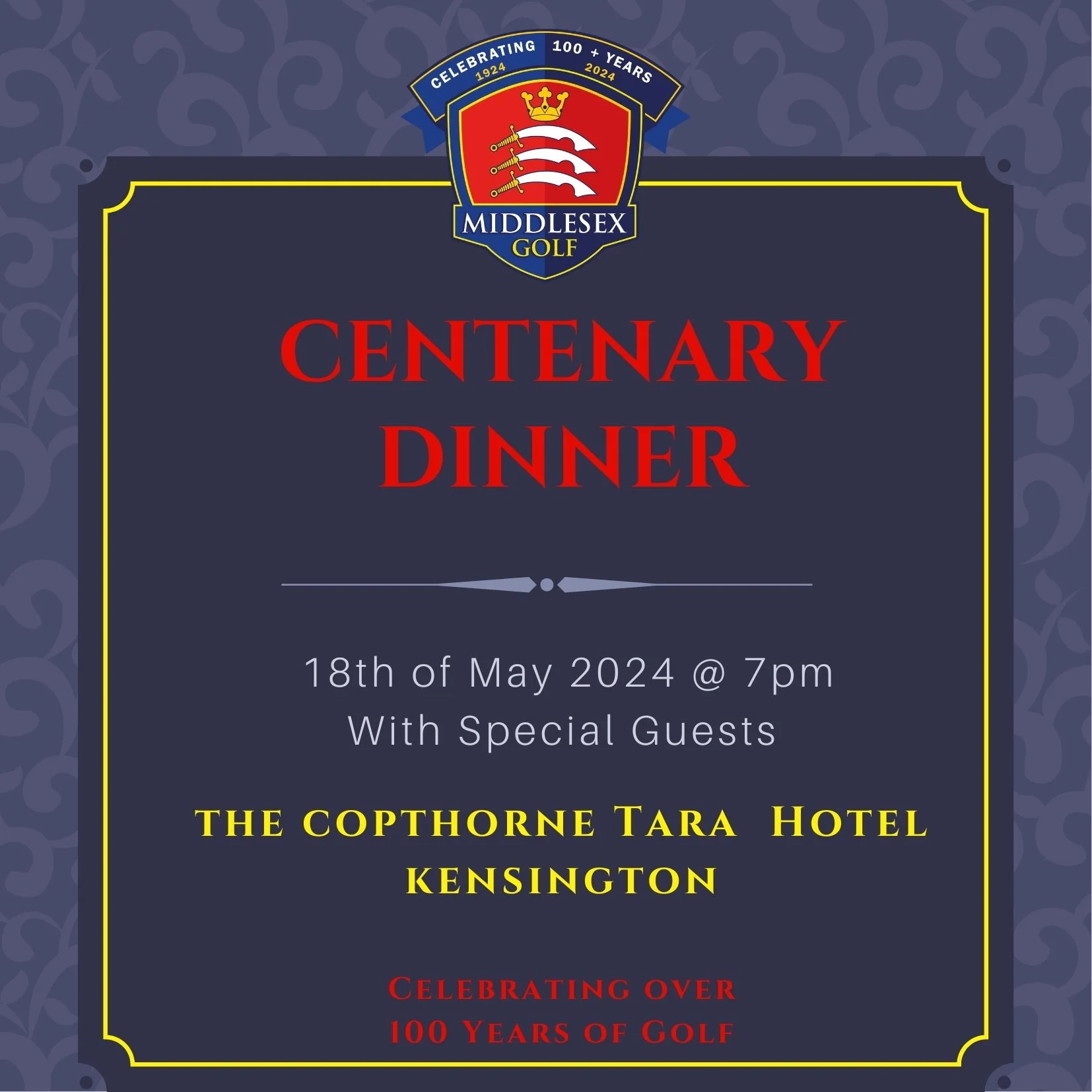 100 Years Plus Centenary Dinner