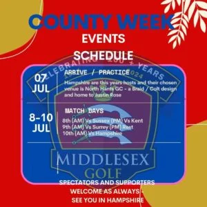 County Week - Events Schedule